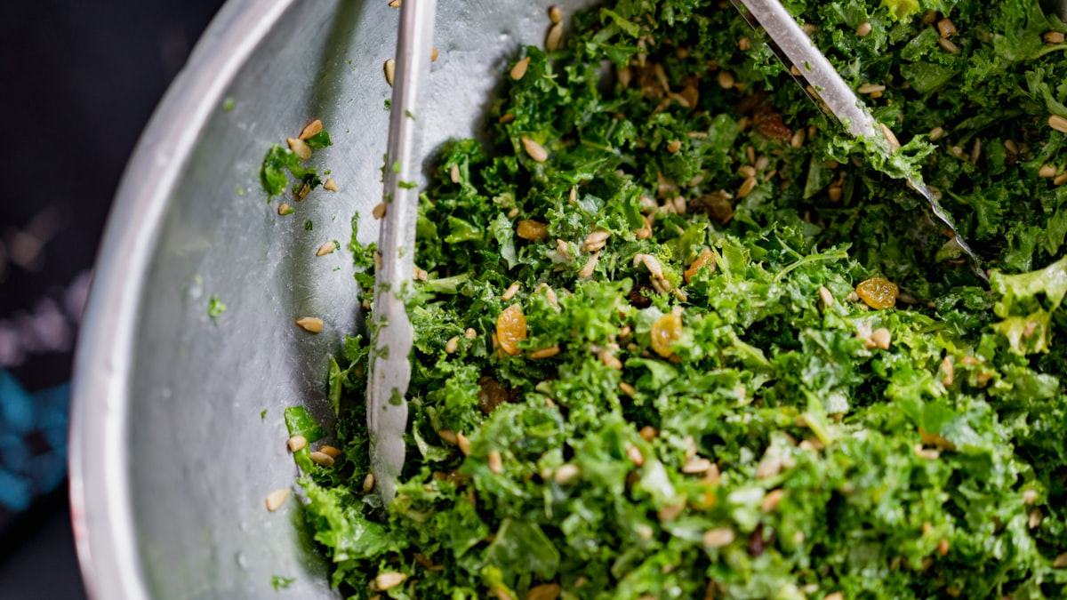 Quinoa and kale energy bowl